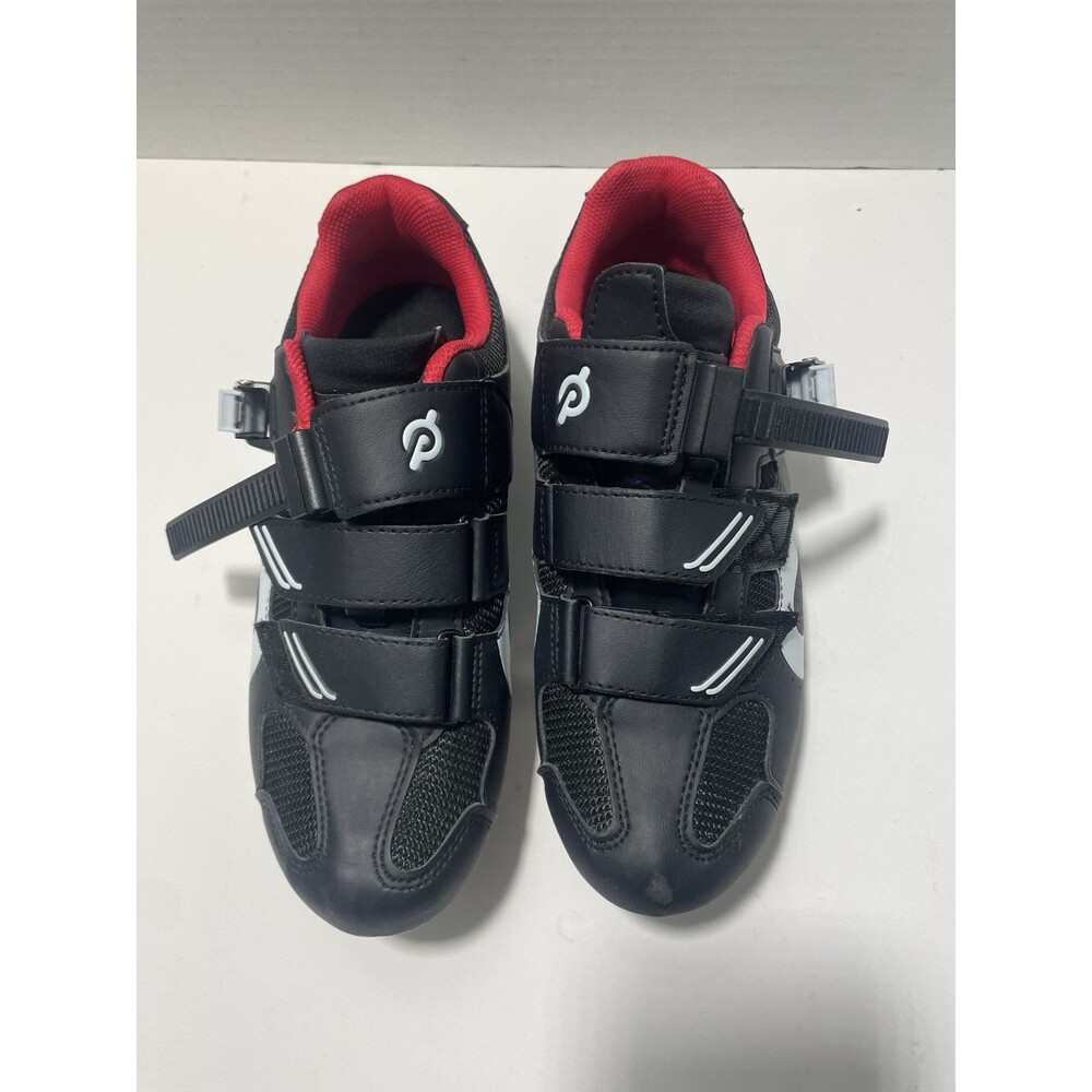 Peloton Cycling Shoes Women’s Size 9 Men's 7 EU 40 With Cleats Black Red